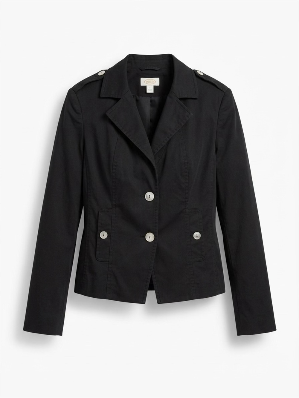 Talbots Black Tailored Button Jacket, size 14